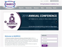 Tablet Screenshot of marrch.org